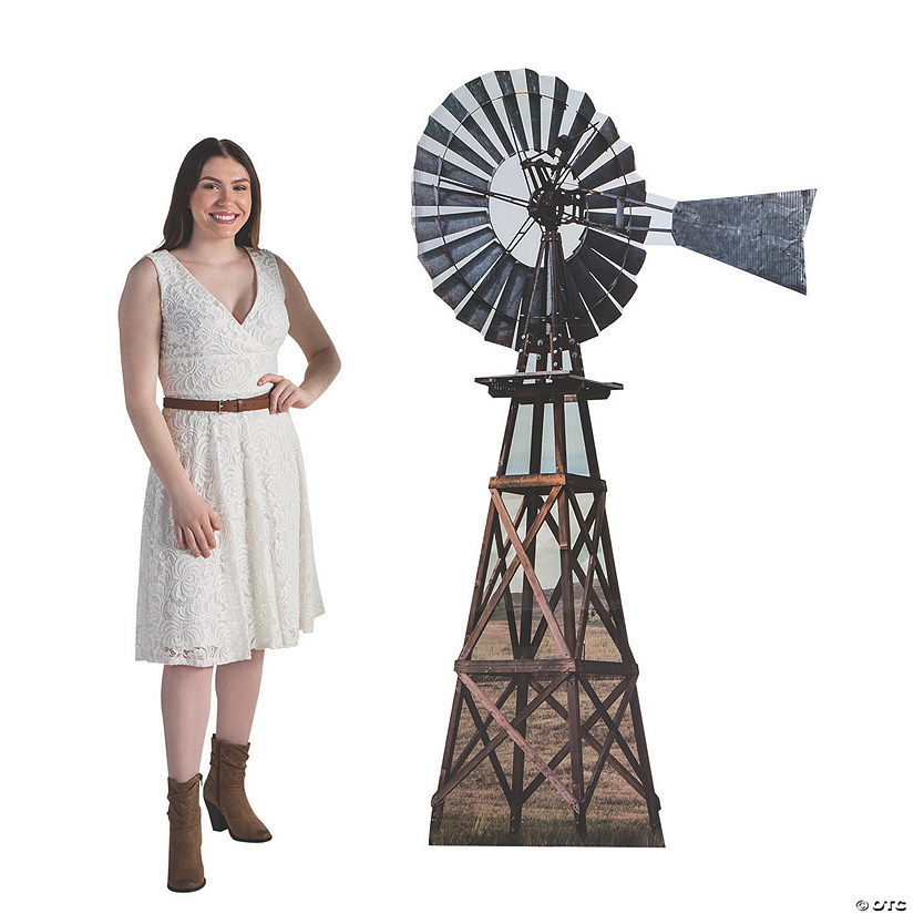 6 Ft. Windmill Cardboard Cutout Stand-Up Image