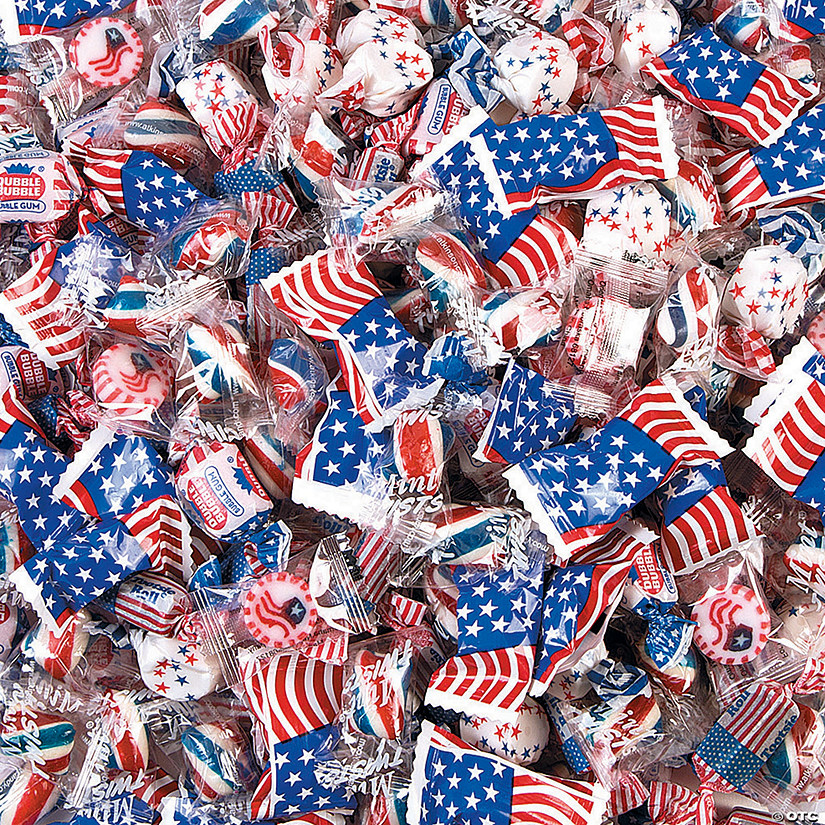 60 oz. Bulk 312 Pc. 4th of July Red, White & Blue Parade Candy Assortment Image