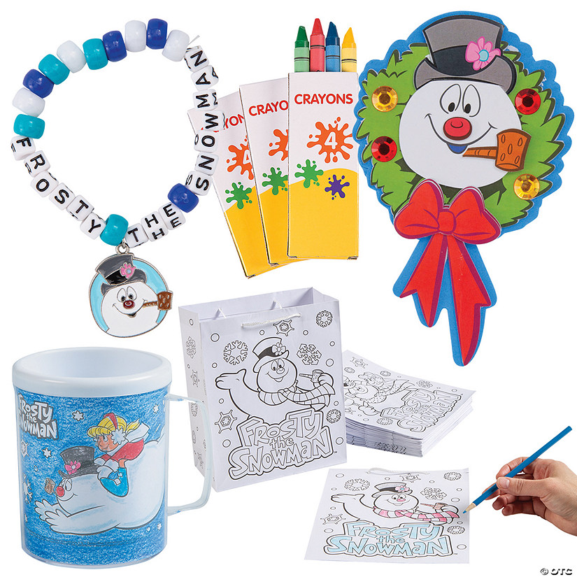 60 Pc. Frosty the Snowman&#8482; Craft Handout Kit for 12 Image
