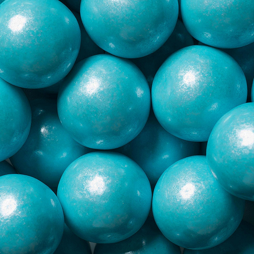 60 Pcs Light Blue Candy Gumballs 1-inch (1 lb) Image
