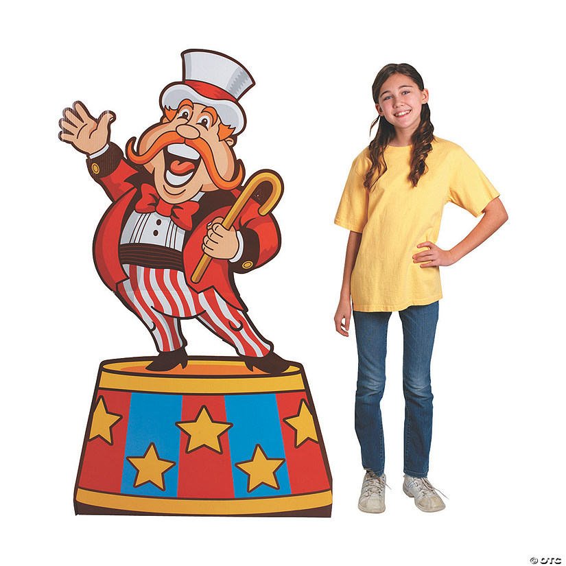 61" Ringmaster Cardboard Cutout Stand-Up Image