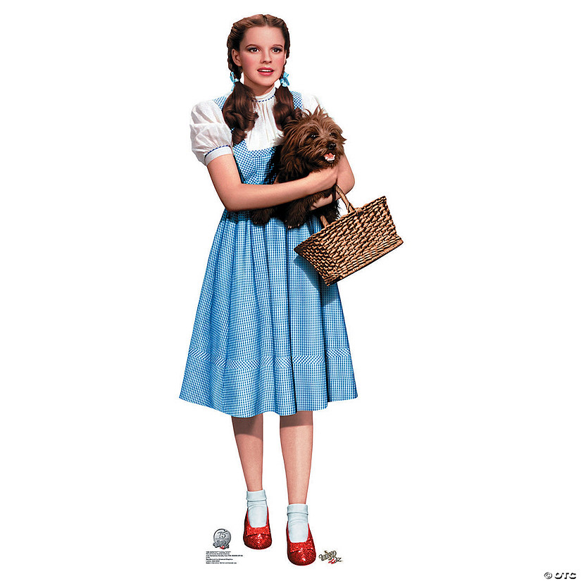 61" The Wizard of Oz&#8482; Dorothy & Toto Life-Size Cardboard Cutout Stand-Up Image