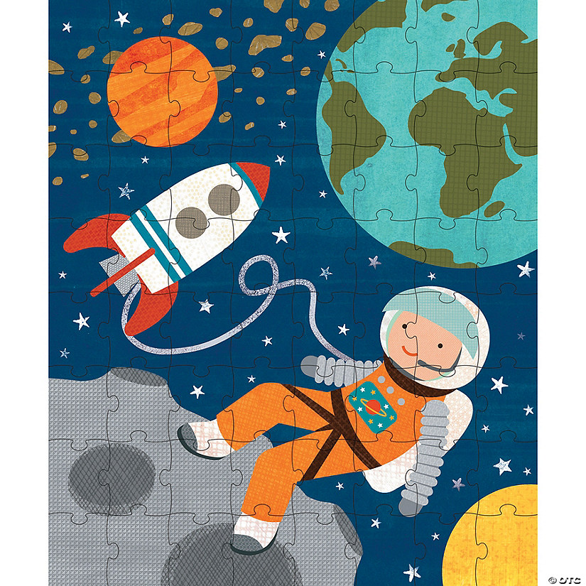 64-Piece Tin Canister Puzzle: Into Space Image