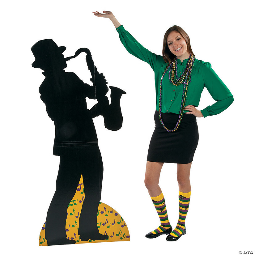 64" Preservation Hall Saxophone Player Cardboard Cutout Stand-Up Image