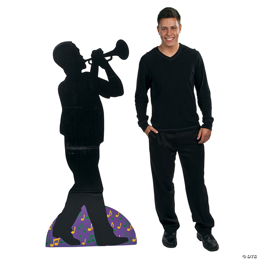 64" Preservation Hall Trumpet Player Cardboard Cutout Stand-Up Image