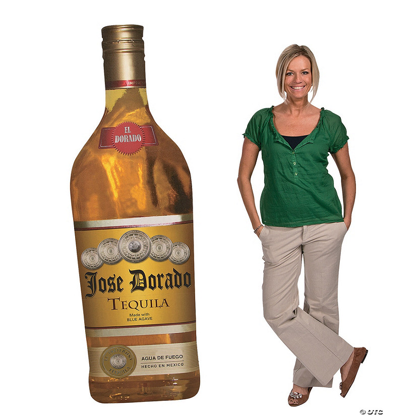 66" Tequila Bottle Cardboard Cutout Stand-Up Image