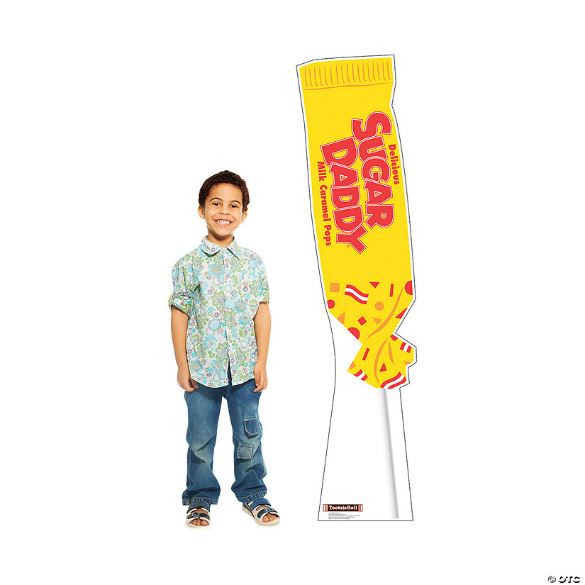 68" Sugar Daddy<sup>&#174;</sup> Pop Cardboard Cutout Stand-Up Image