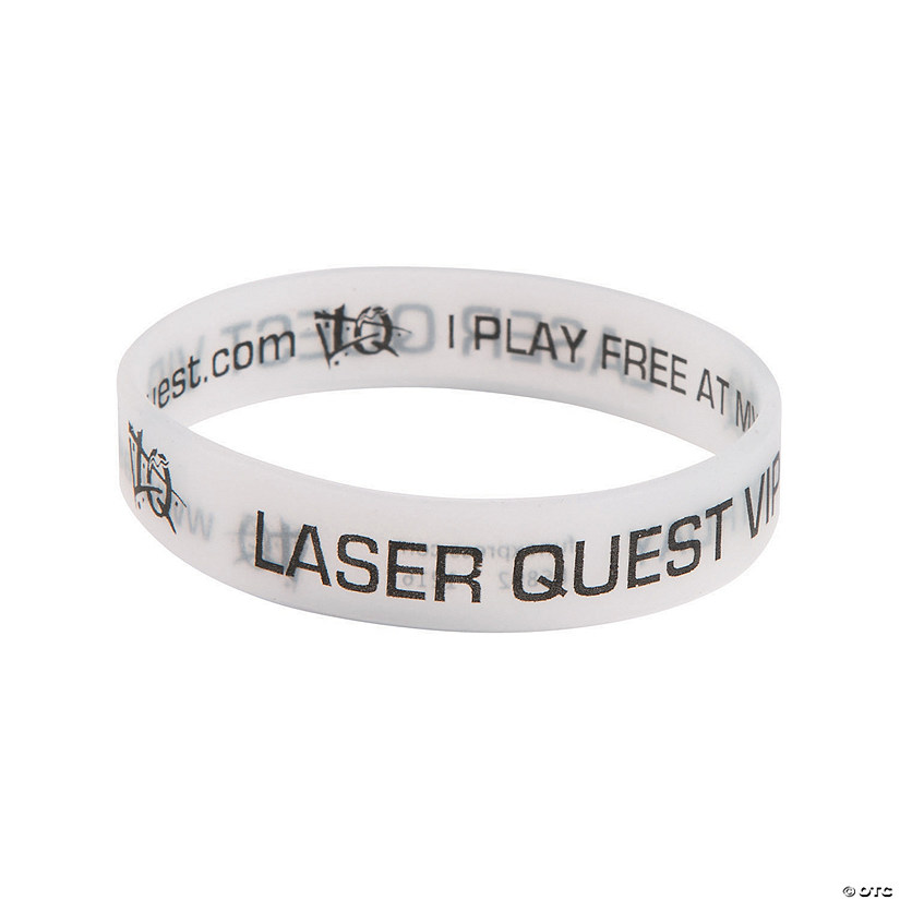 7.25" Bulk Glow-in-the-Dark Laser Tag Party Silicone Bracelets - 100 Pc. Image