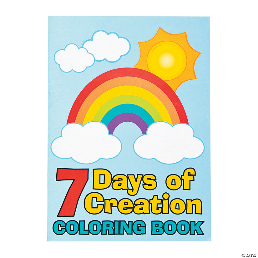 7 Days of Creation Coloring Books