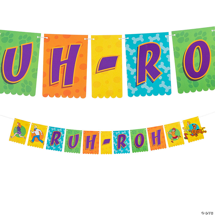7 Ft. Scooby-Doo!&#8482; Ruh-Roh Ready-to-Hang Party Garland Image