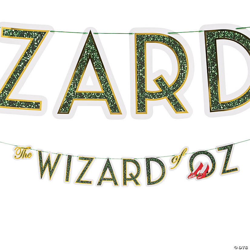 7 Ft. The Wizard of Oz&#8482; Ready-to-Hang Cardstock Party Garland Image