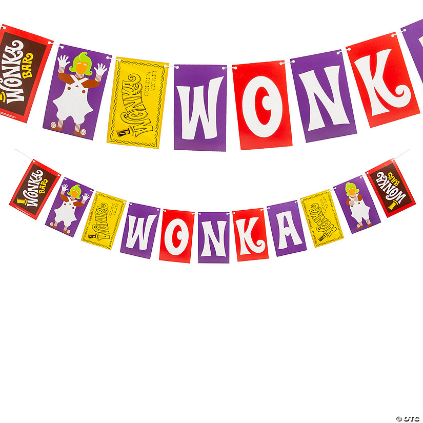 7 Ft. Willy Wonka & the Chocolate Factory&#8482; Ready-to-Hang Garland Image
