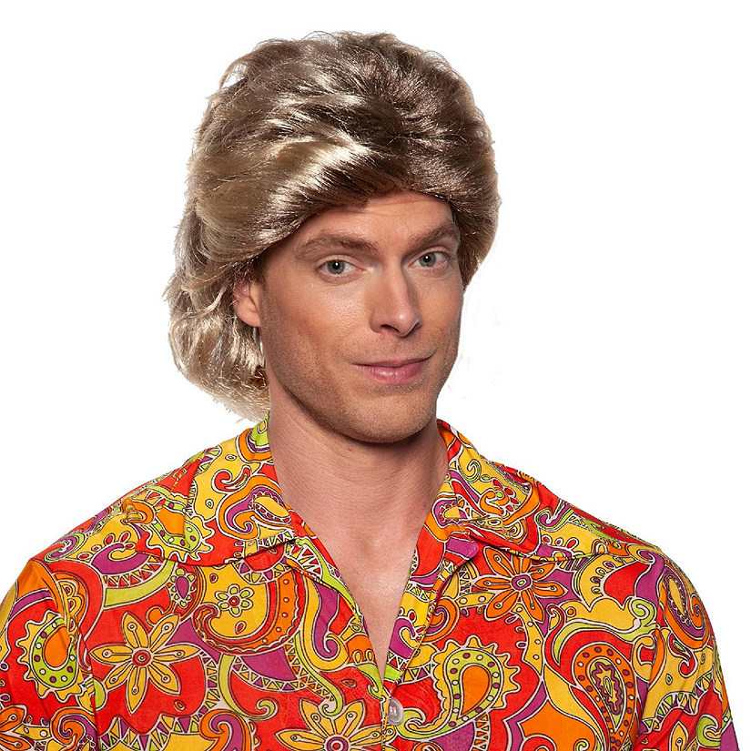 70's Disco Adult Costume Wig  Blonde Image