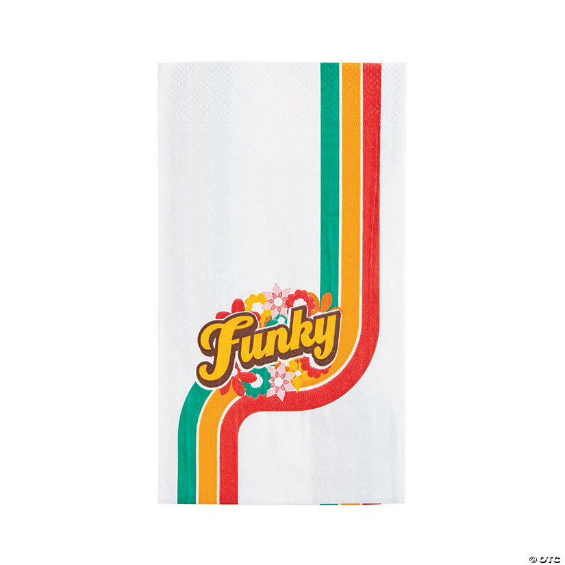 70s Party Dinner Napkins - 16 Pc. Image