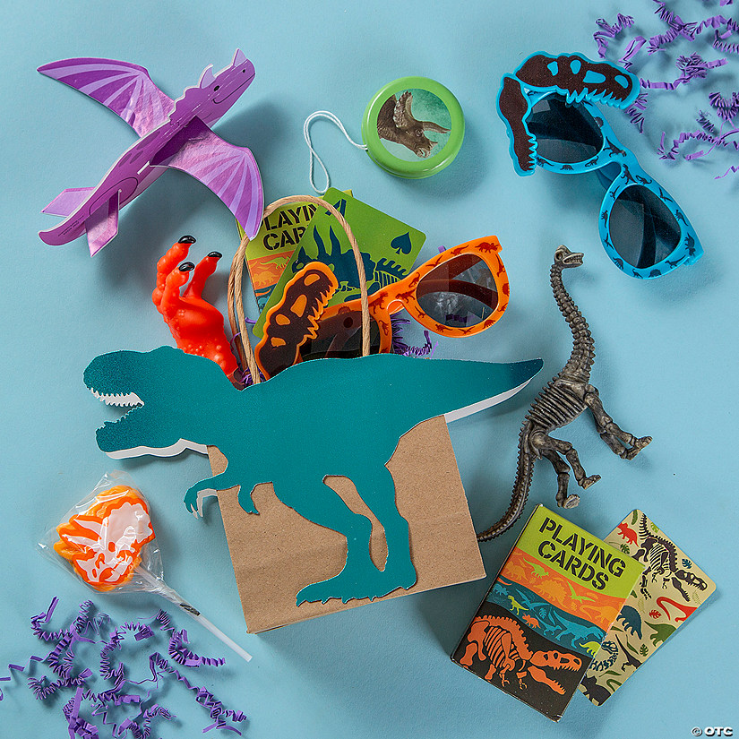 72 Pc. Dinosaur Party Favor Kit for 12 Image
