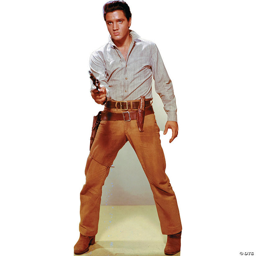 73" Elvis Presley Gunfighter Life-Size Cardboard Cutout Stand-Up Image