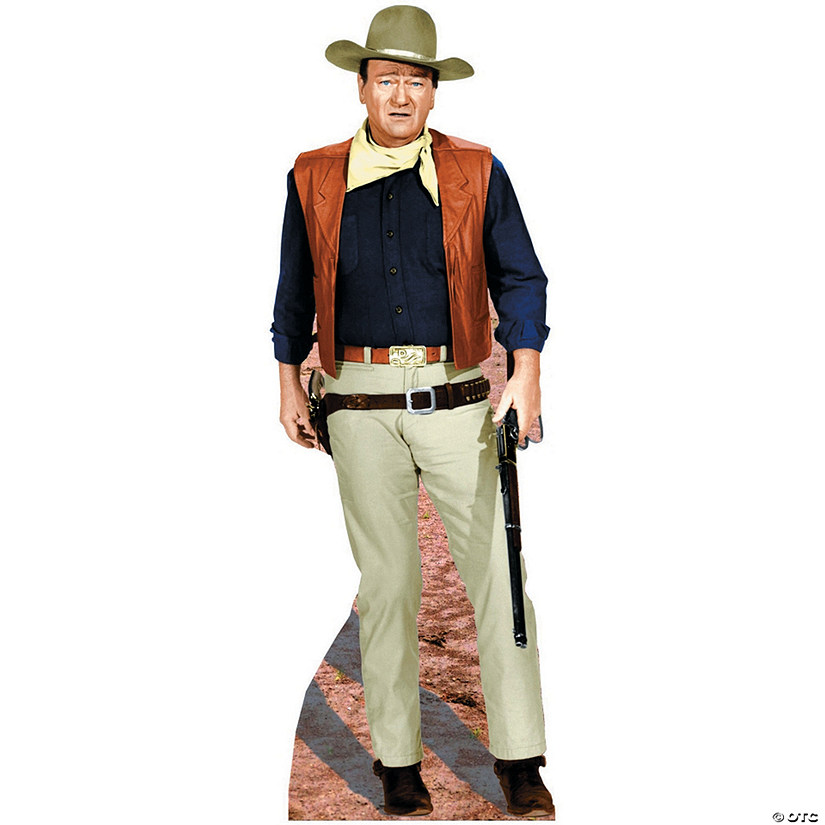 74" John Wayne Cowboy Life-Size Cardboard Cutout Stand-Up Image