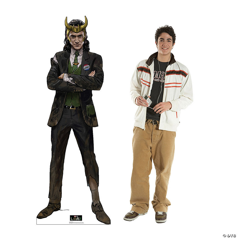 74" Marvel&#8217;s Loki&#8482; Loki with Horns Life-Size Cardboard Cutout Stand-Up Image