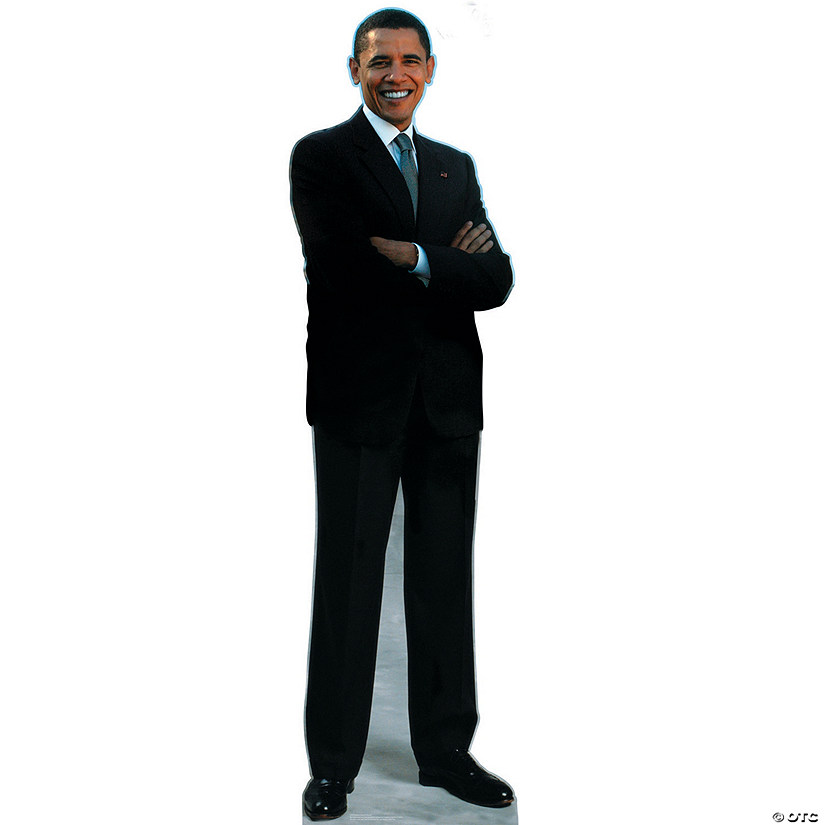 74" President Barack Obama Life-Size Cardboard Cutout Stand-Up Image