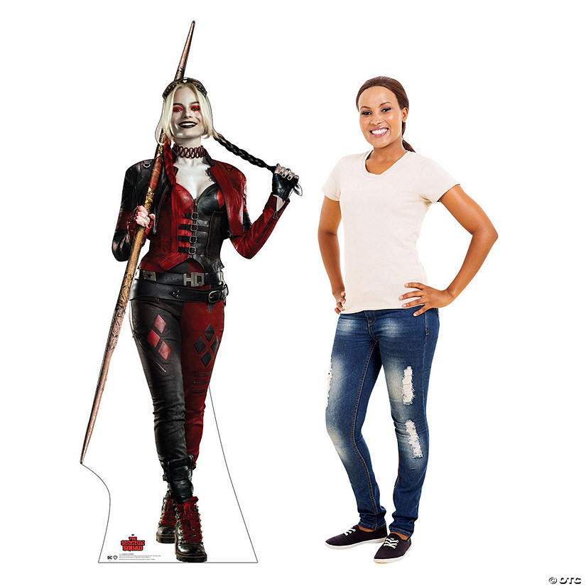 74" Suicide Squad 2 Harley Quinn Life-Size Cardboard Cutout Stand-Up Image