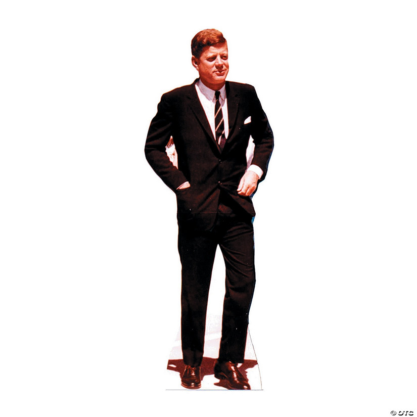 76" President John F. Kennedy Life-Size Cardboard Cutout Stand-Up Image