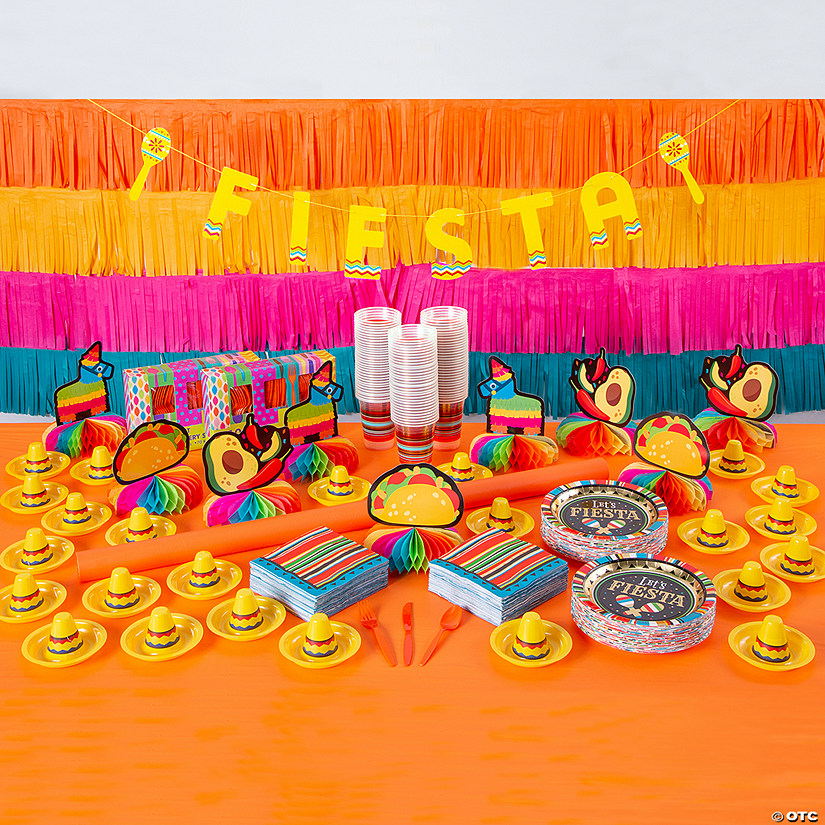 775 Pc. Fiesta Party Kit for 100 Guests Image