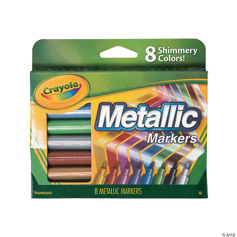 8-Color Metallic Crayola&#174; Markers Image