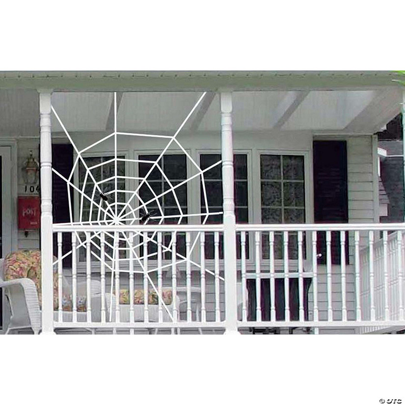 80" Spooky Spider Web Halloween Hanging Decoration Image