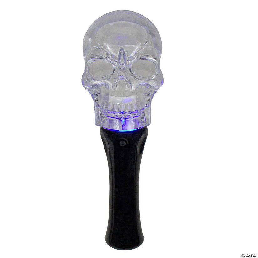 9" LED Transparent Multi-Function Halloween Skull Light Image