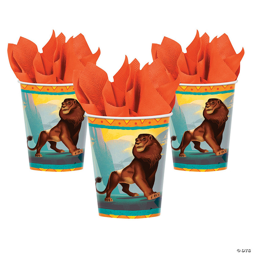 9 oz. Disney's The Lion King Simba Disposable Paper Cups - 8 Ct. Image