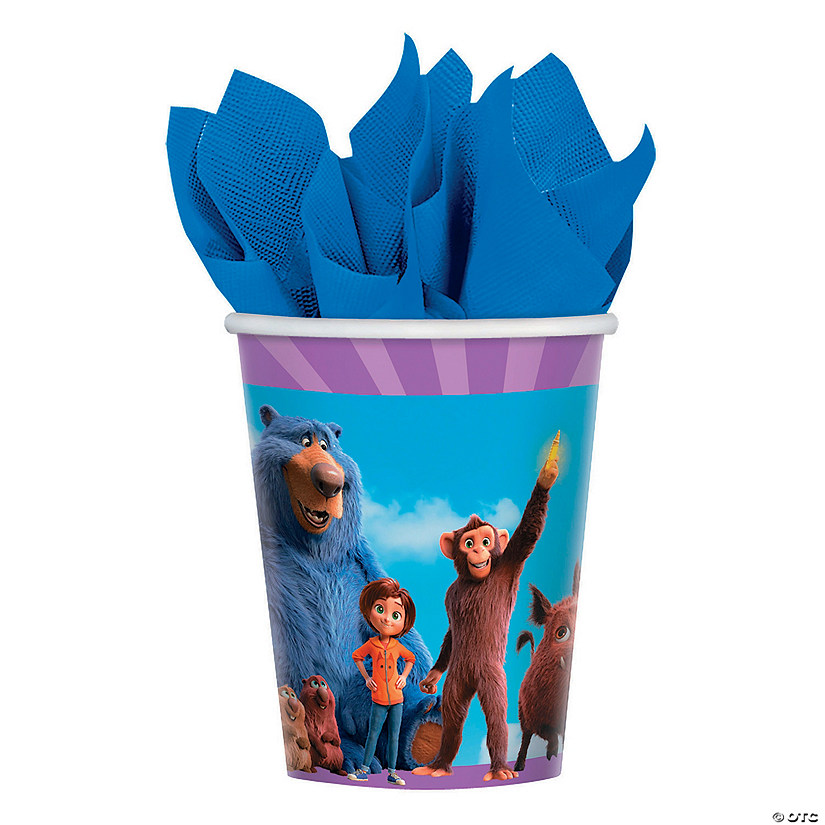 9 oz. Wonder Park June & Friends Disposable Paper Cups - 8 Ct. Image