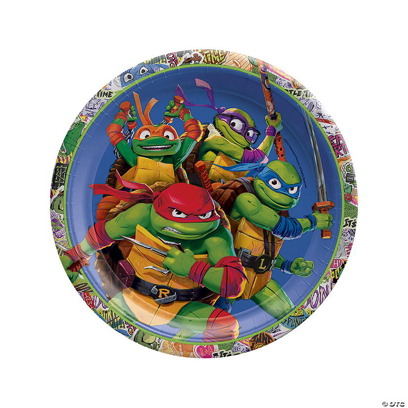 9" Teenage Mutant Ninja Turtles&#8482;: Mutant Mayhem Paper Dinner Plates - 8 Ct. Image