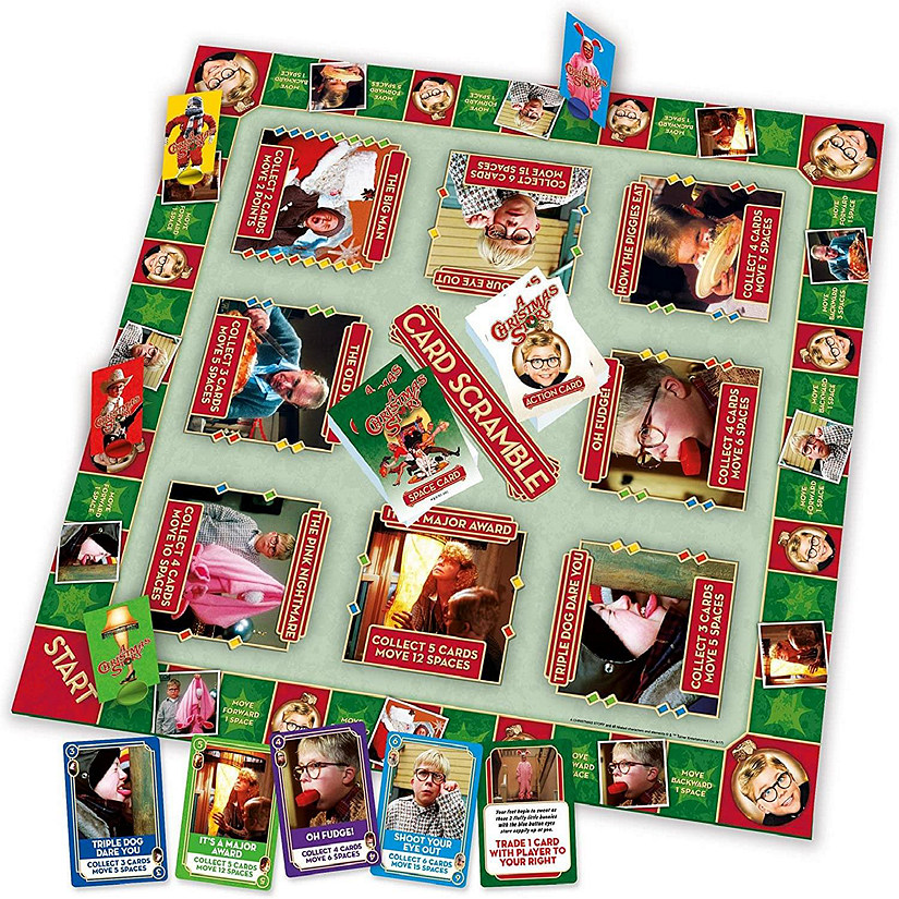 A Christmas Story Card Scramble Board Game Image