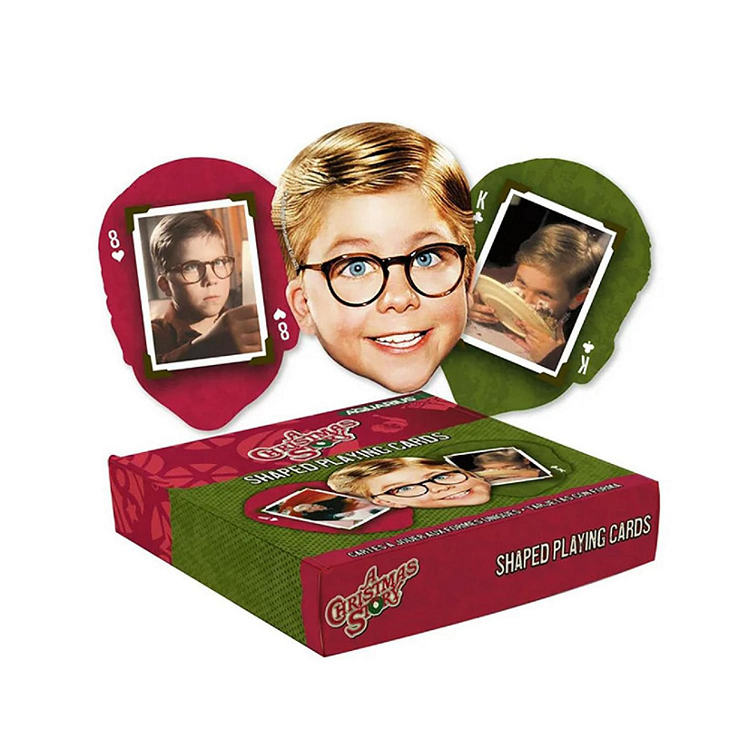 A Christmas Story Shaped Playing Cards Image