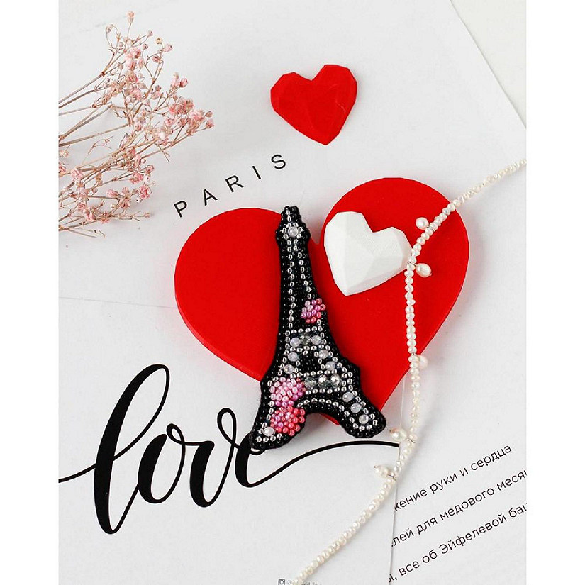 Abris Art Bead Embroidery Decoration Kit Heart of France AD-099 Image