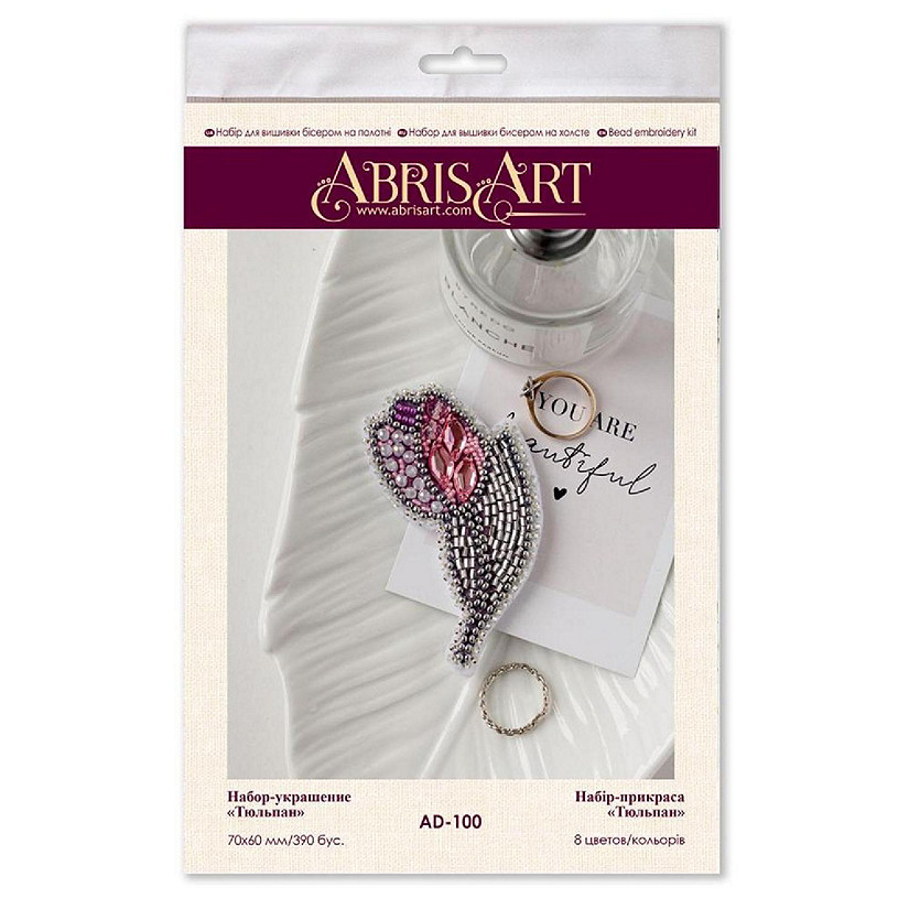 Abris Art Bead Embroidery Decoration Kit Tulip AD-100 Image