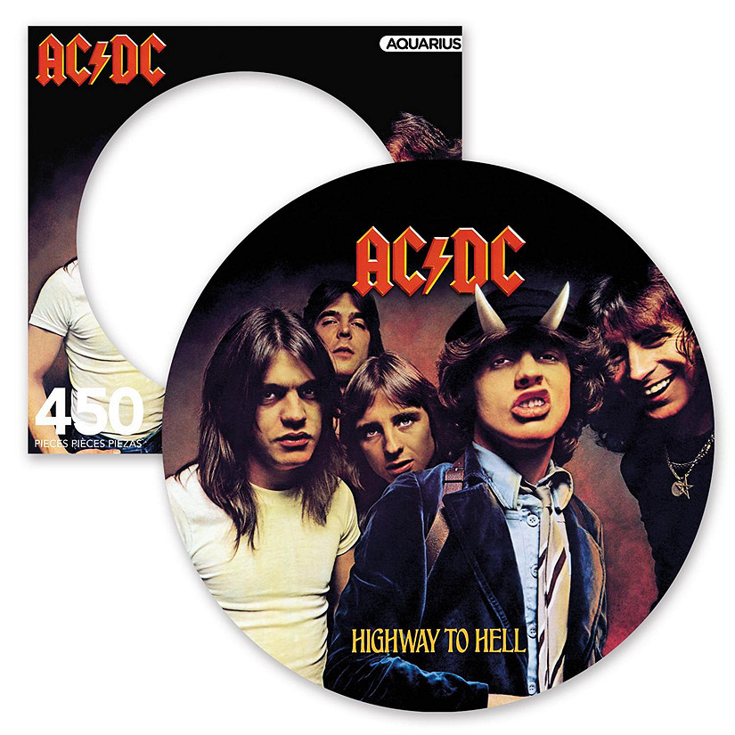 AC/DC Highway To Hell 450 Piece Picture Disc Jigsaw Puzzle Image