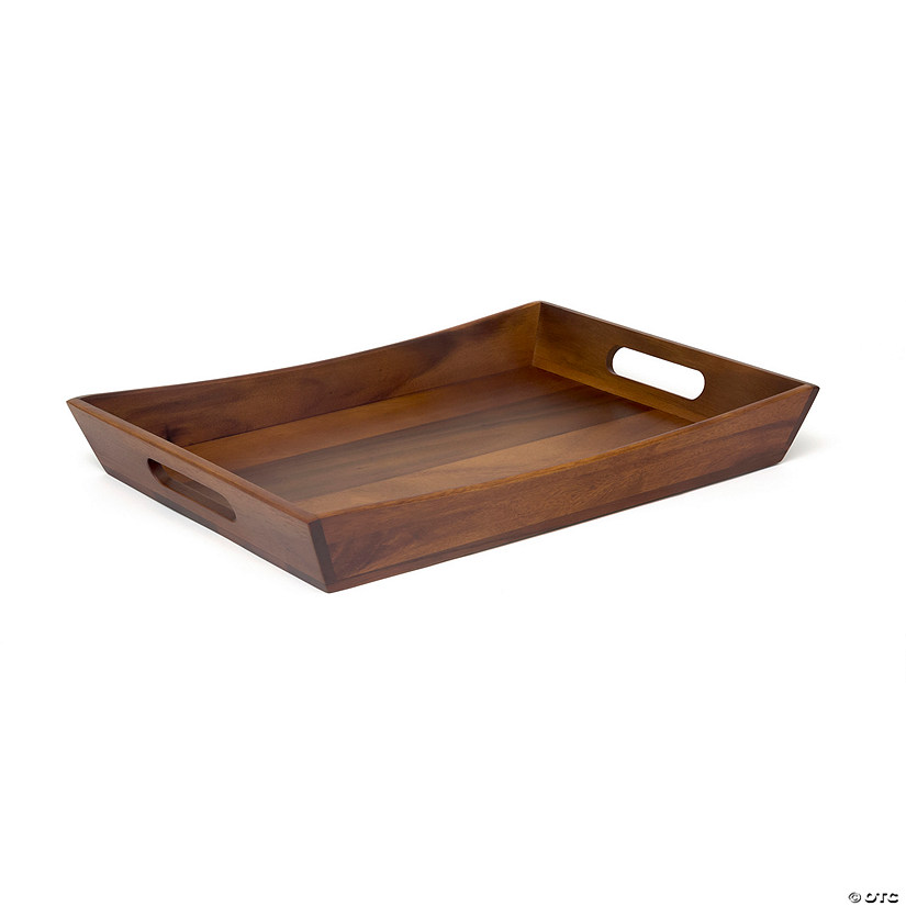 Acacia Curved Serving Tray Image