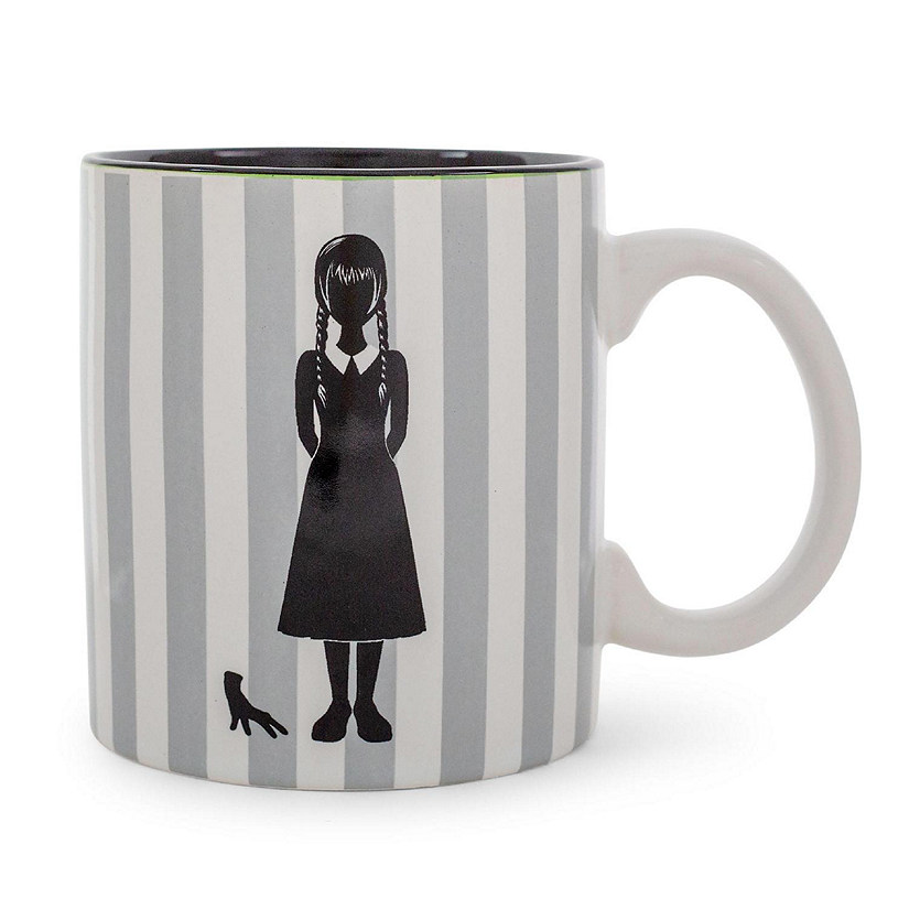 Addams Family Wednesday "On Wednesdays We Wear Black" Ceramic Mug  20 Ounces Image