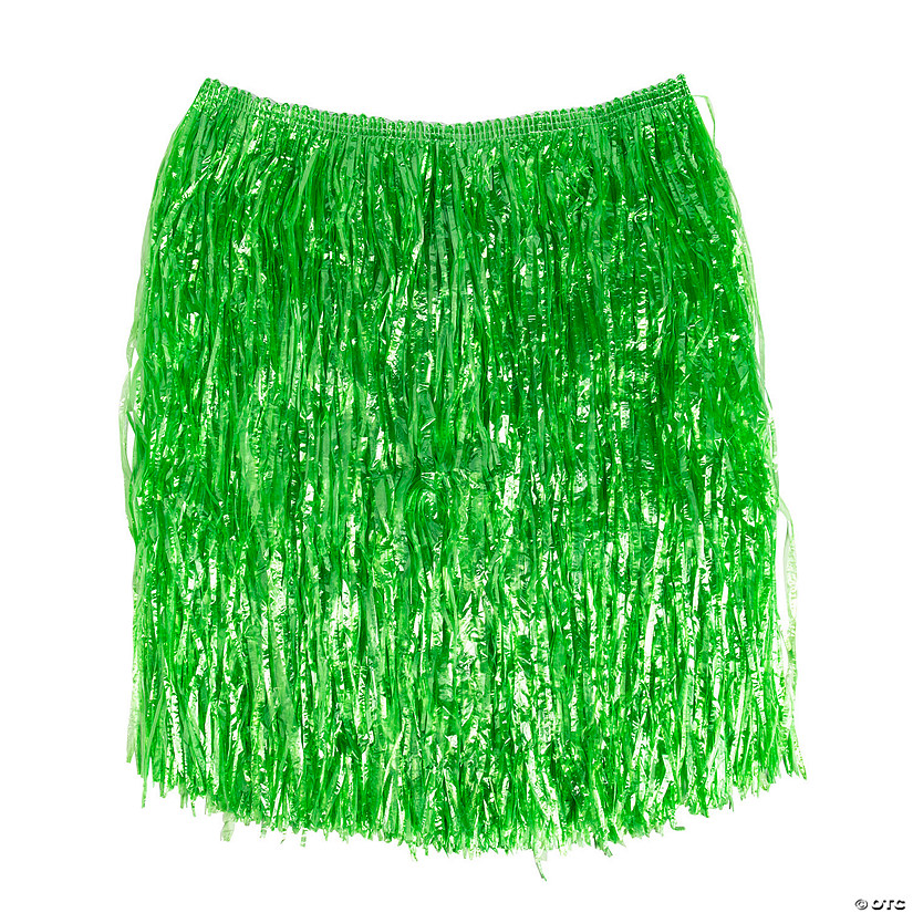 Adult&#8217;s Green Hula Skirt Image