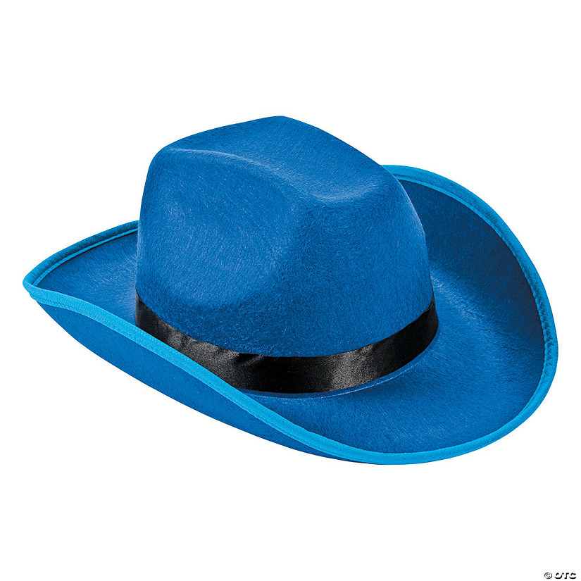 Adults Blue Cowboy Hat Image