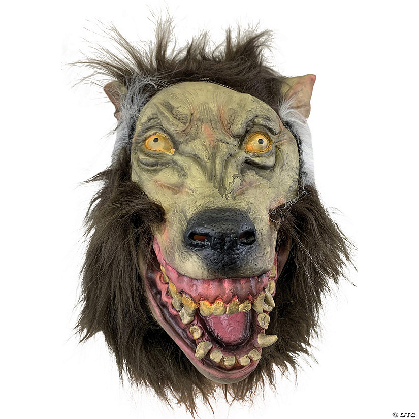 Adults Deluxe Werewolf Mask Image