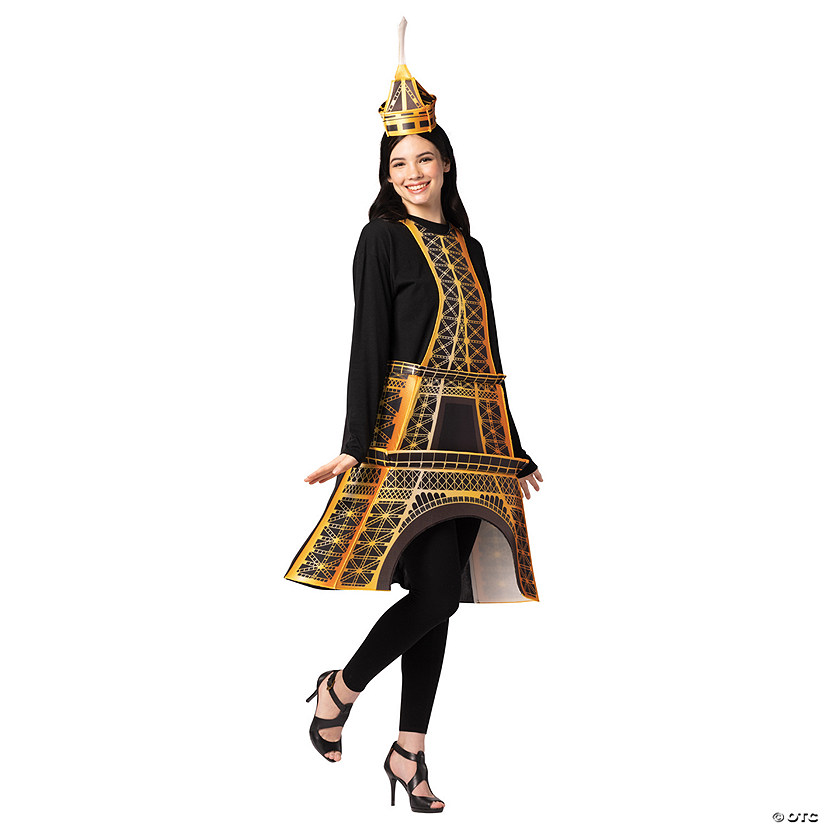 Adults Eiffel Tower Costume Image