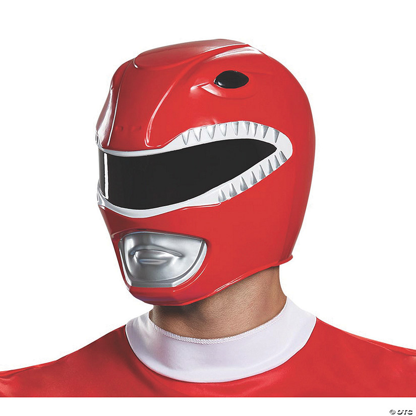 Adults Mighty Morphin Power Rangers&#8482; Red Ranger Helmet Image