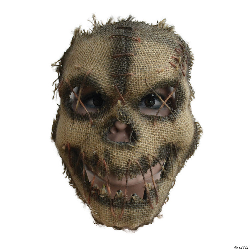 Adults Scarecrow Half Mask Image