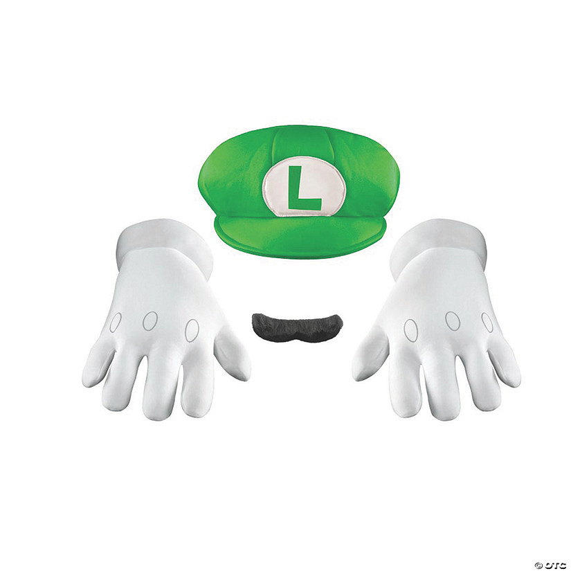 Adults Super Mario Bros.&#8482; Luigi Accessory Kit Image