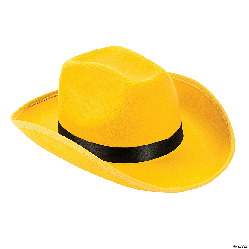 Adults Yellow Cowboy Hat Image