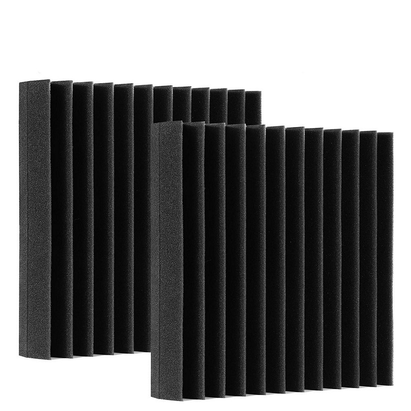 AGPtEK 12 Packs  Soundproof Foams Black Image