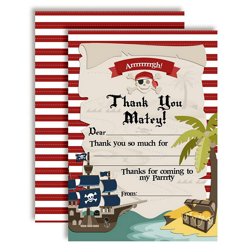 Ahoy Matey Thank You 20pc. by AmandaCreation Image