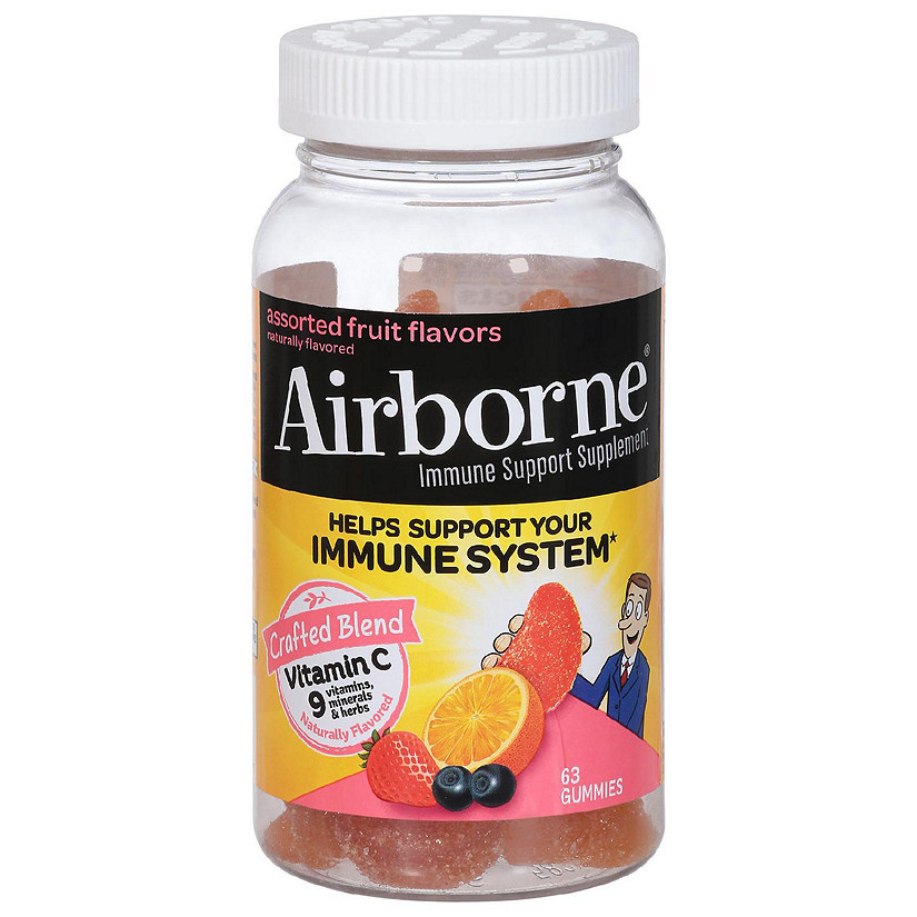 Airborne - Airborne Gummy Asst Fruit - 1 Each-63 CT Image